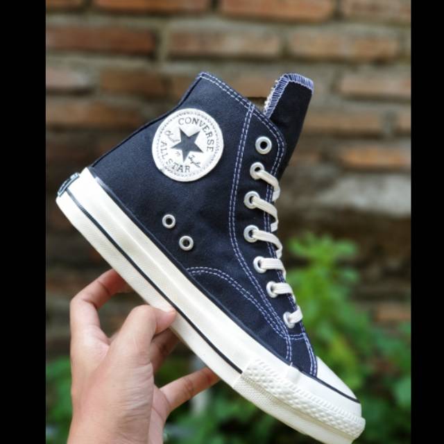 Jual Sepatu Converse Allstar Black White 70s High Premium Made In