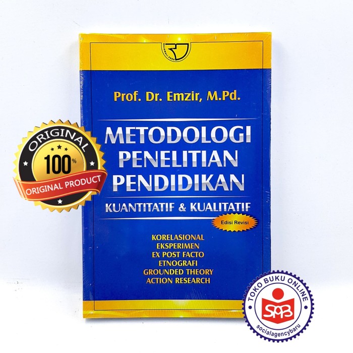 Jual Metodologi Penelitian Pendidikan Kuantitatif Dan Kualitatif Emzir Shopee Indonesia