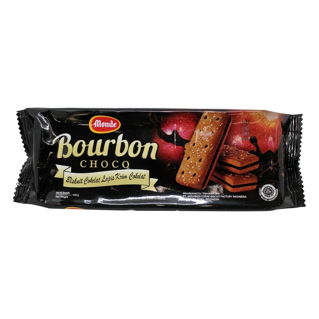 Jual CHOCO BISCUITS MONDE BOURBON CHOCO 140G BISKUIT KERING RASA
