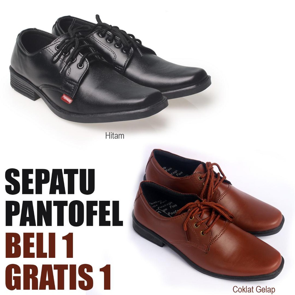 Jual PAKET HEMAT !! BUY 1 GET 1 FREE Sepatu Formal FOOTAGE | Shopee