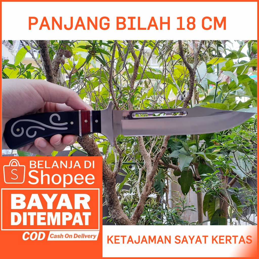 Jual HARGA PROMO PISAU DAGING BERBURU SUPER TAJAM BELATI KOMANDO