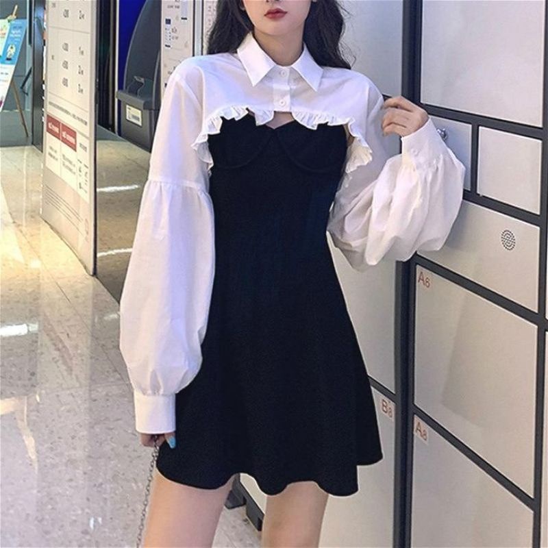 Jual DRESS KOREA STYLE Shopee Indonesia