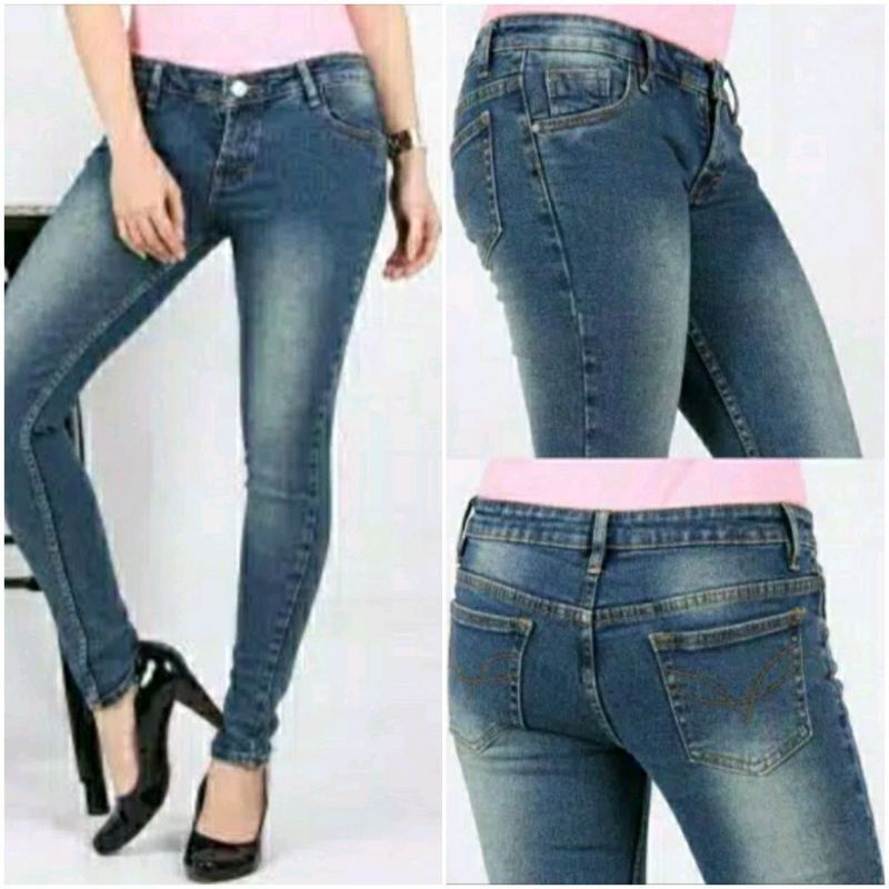Jual NEW ARRIVAL PROMO CELANA JEANS PENSIL TERBARU/ CELANA JEANS SLIM