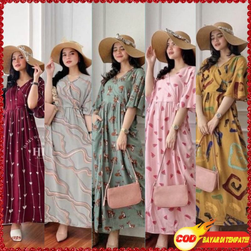 Jual BEST SELLER KAREEN DRESS / KIMONO DASTER DASTER BUSUI TALI SAMPING