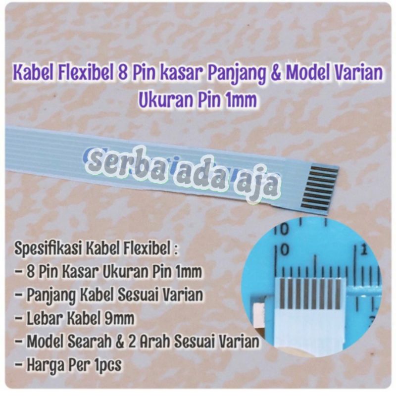 Jual Kabel Flexibel Pin Kasar Panjang Model Sesuai Varian Ukuran