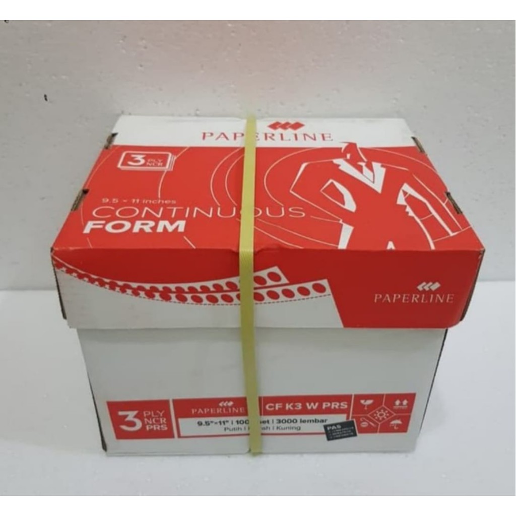 Jual Continuous Form 9,5 x 11 3ply/2 PRS warna Paperline | Shopee Indonesia