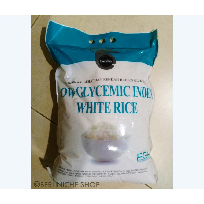 Jual Besta Low Glycemic Index White Rice 5Ltr Beras Rendah Gula