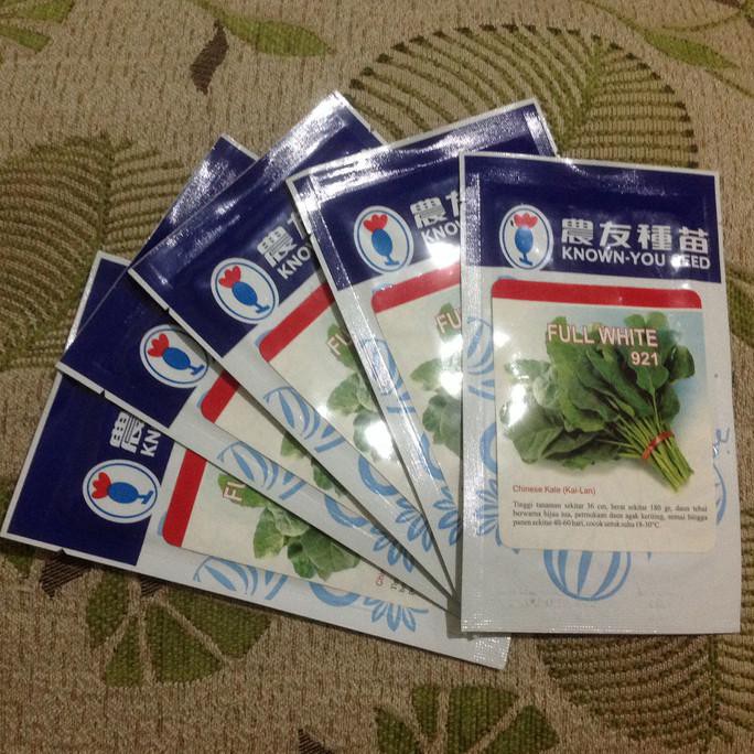 Jual Dws Benih Chinese Kale Kai Lan Full White Known You Seed Original Pack Shopee Indonesia