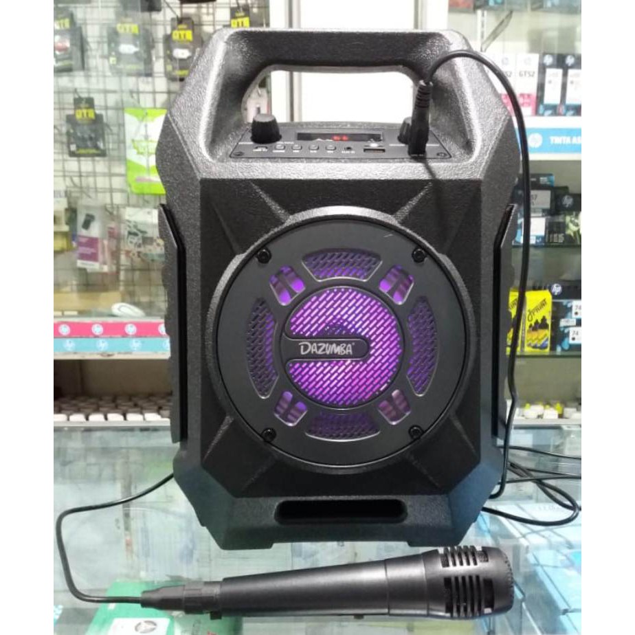 Jual Speaker portabel untuk karaoke DW186 Free Mic Shopee Indonesia