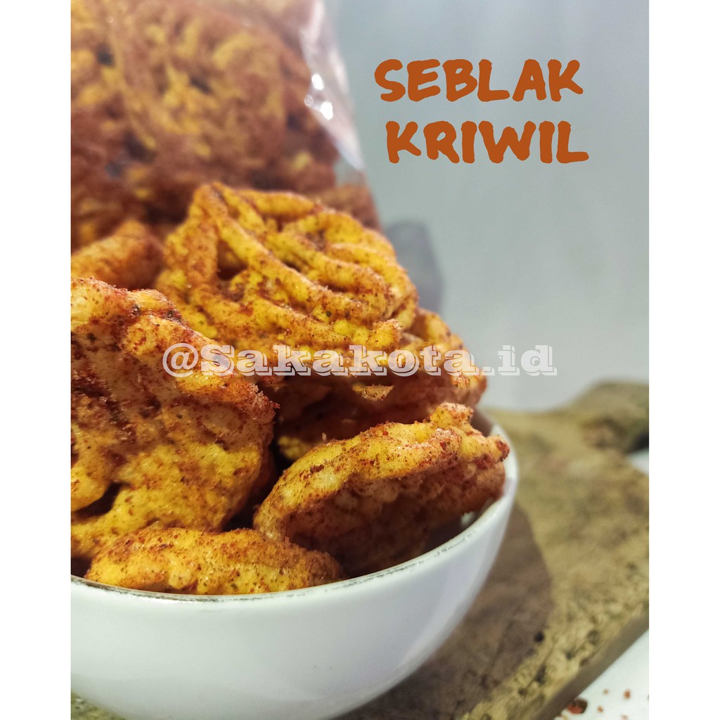 Jual Kerupuk Seblak Kriwil [250gr] Rasa Yang Bergelombang Shopee