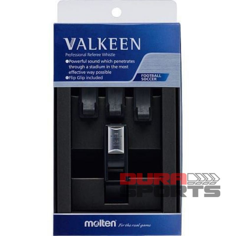 Molten Valkeen Sifflet D'Arbitre Noir – Puissant, Durable & Fiable Pour Sports Collectifs