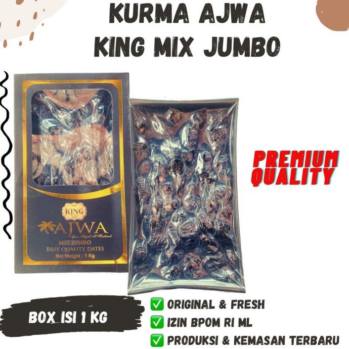 Jual Sale Kurma Ajwa King Aliyah Madinah Kg Box Ajwa Madinah Ajwa