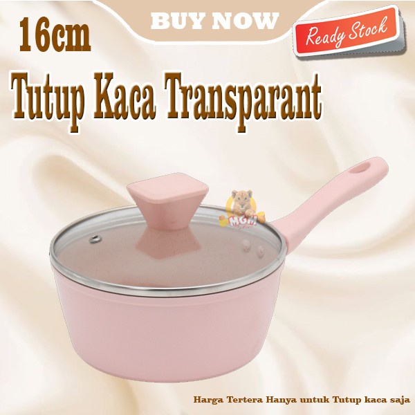 Jual Tutup Kaca Transparant 16cm Cocok Untuk Semua Panci Diameter 16