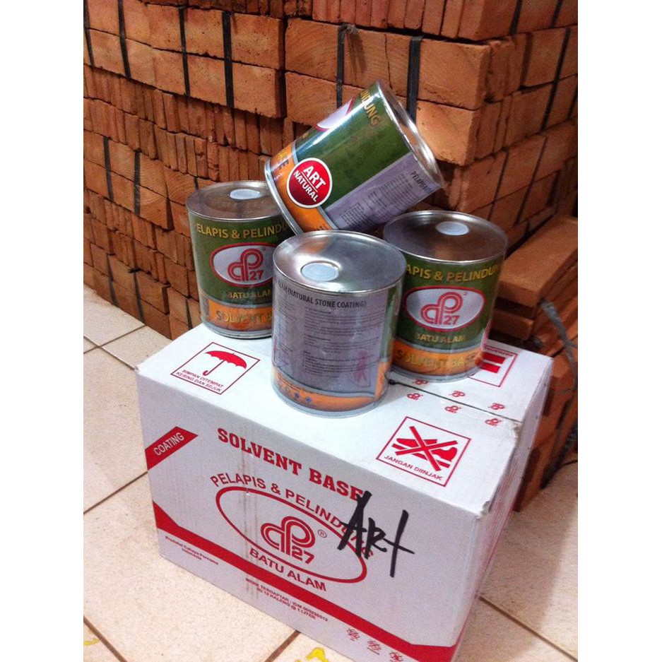 Jual Cat / Perlengkapan / Pelapis Coating Atau Pernis Bata Batu Alam