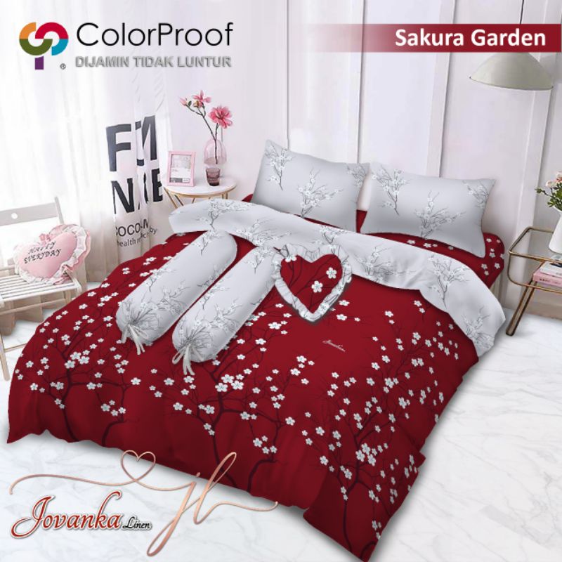 Jual Bed Cover Jovanka / Bed Cover Set Minimalis Sakura Garden Ukuran ...