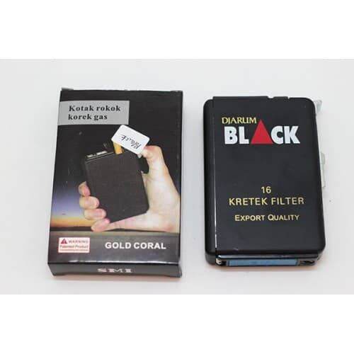 Jual Kotak Rokok Plus Korek Api Djarum Black Kotak Rokok Motif Djarum Black Shopee Indonesia