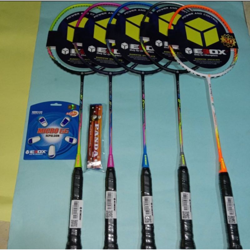 Jual Raket Badminton EBOX DUTRO 30 Original Bonus Senar dan grip ...