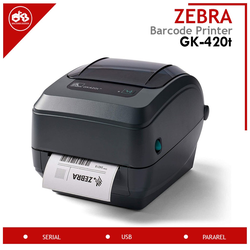 Jual Printer Barcode Zebra Gk420t Gk 420t Usb Serial Pararel Cocok Buat Cetak Label Pengirimn 6786