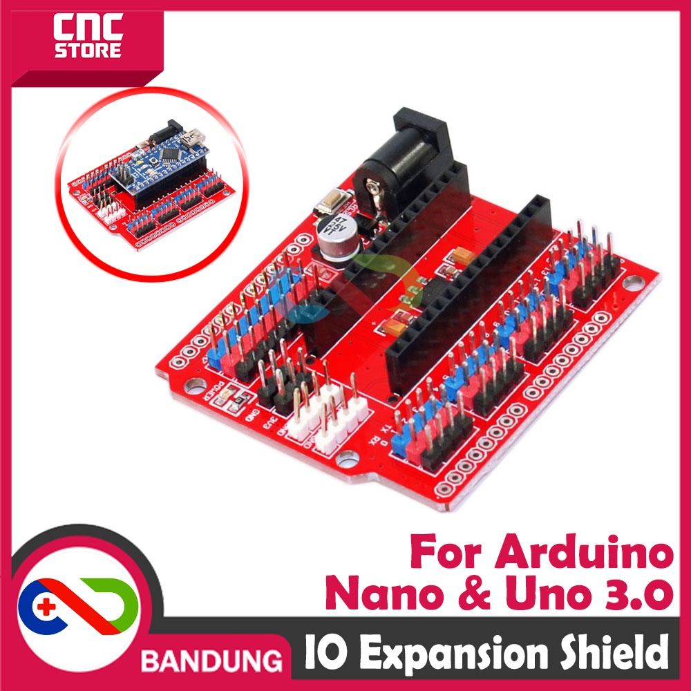 Jual I/O EXPANSION SHIELD EXTENSION BOARD FOR ARDUINO NANO & UNO 3.0 ...