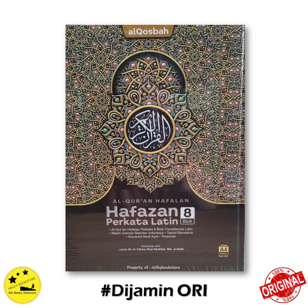 Jual Al-Quran Hafazan Perkata Latin Besar A4 8 Blok Alquran Hafalan ...