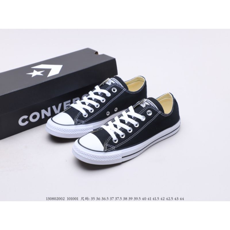 Converse Chuck Taylor All Star Classic Ox Black White Bnib Hitam Putih Low  Original Global