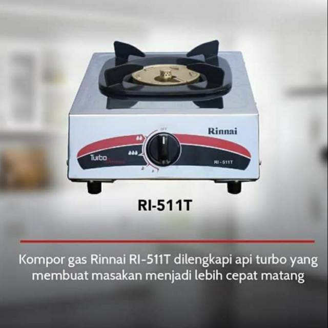 Jual Kompor Gas 1 Tungku RI-511T (Api Turbo) | Shopee Indonesia