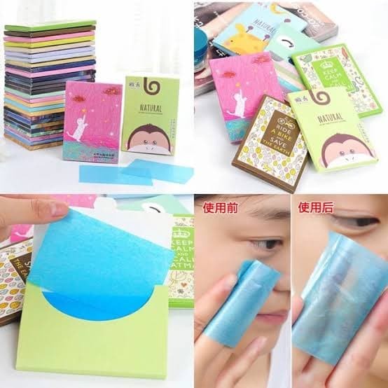 Kertas minyak wajah face oil control paper linen tisu muka / Facial Blotting Paper MYX Store