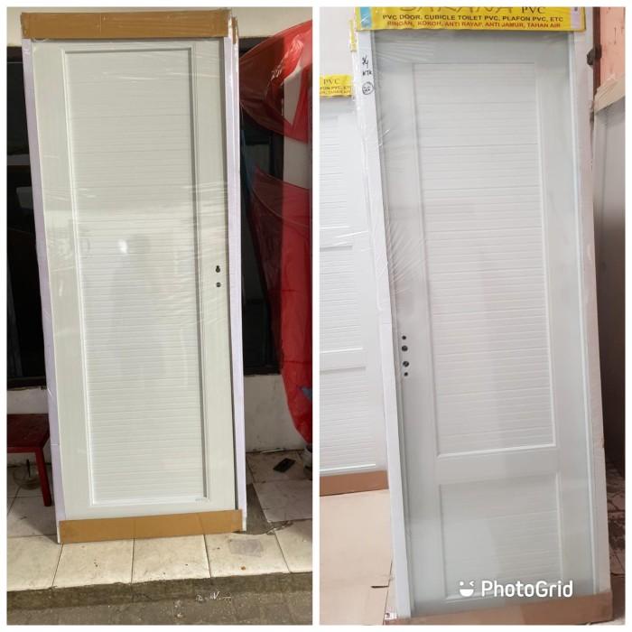 Jual Pintu Pvc Uv Upvc Model Panel 70X200 Putih | Shopee Indonesia