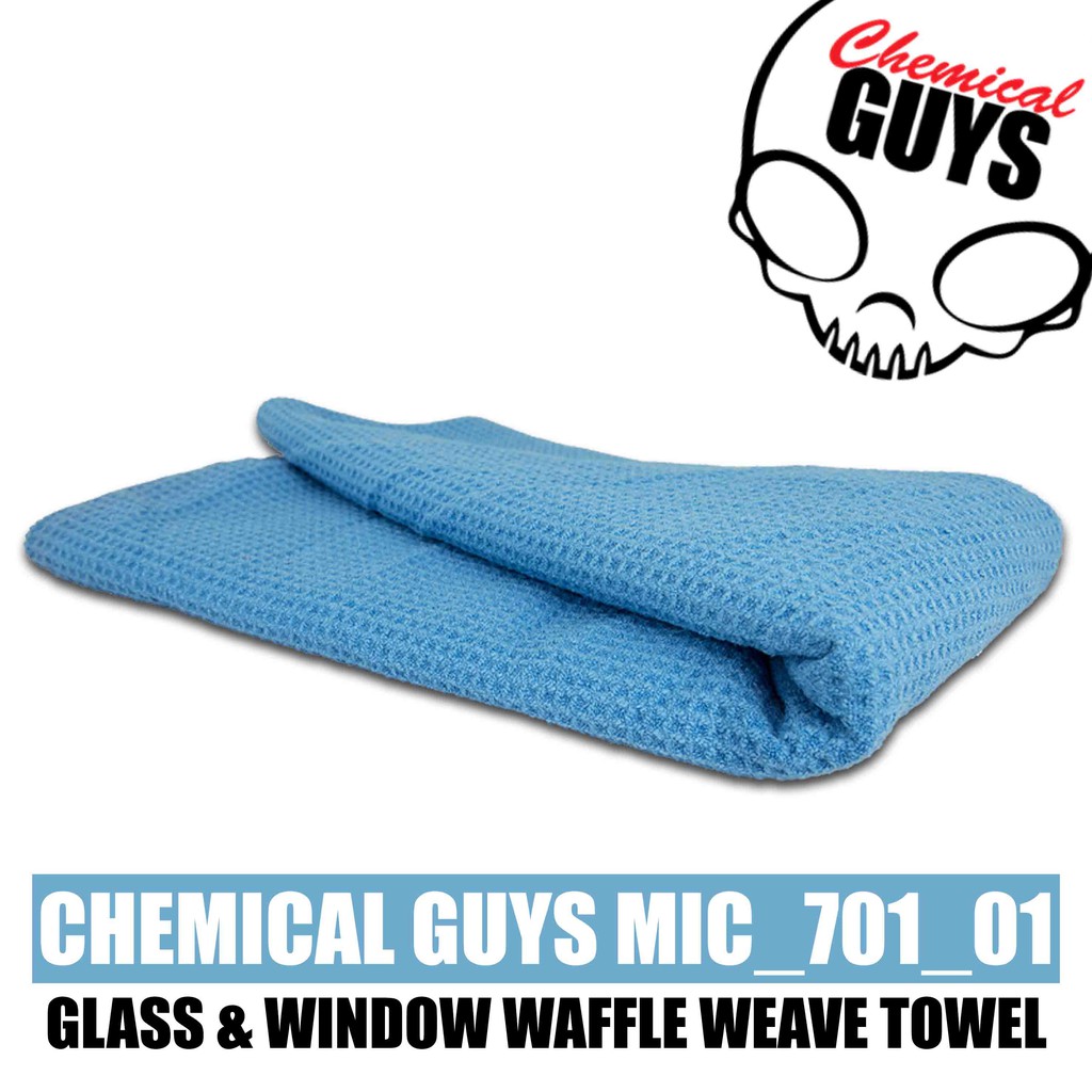 Chemical Guys  Waffle Weave Glass & Window Microfiber Towel – GO