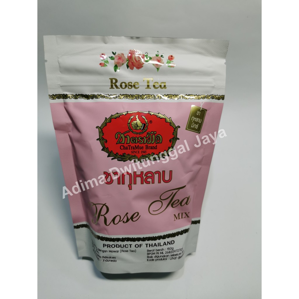 Jual Thai Rose Tea Chatramue 150 gr Rose Tea Teh Mawar