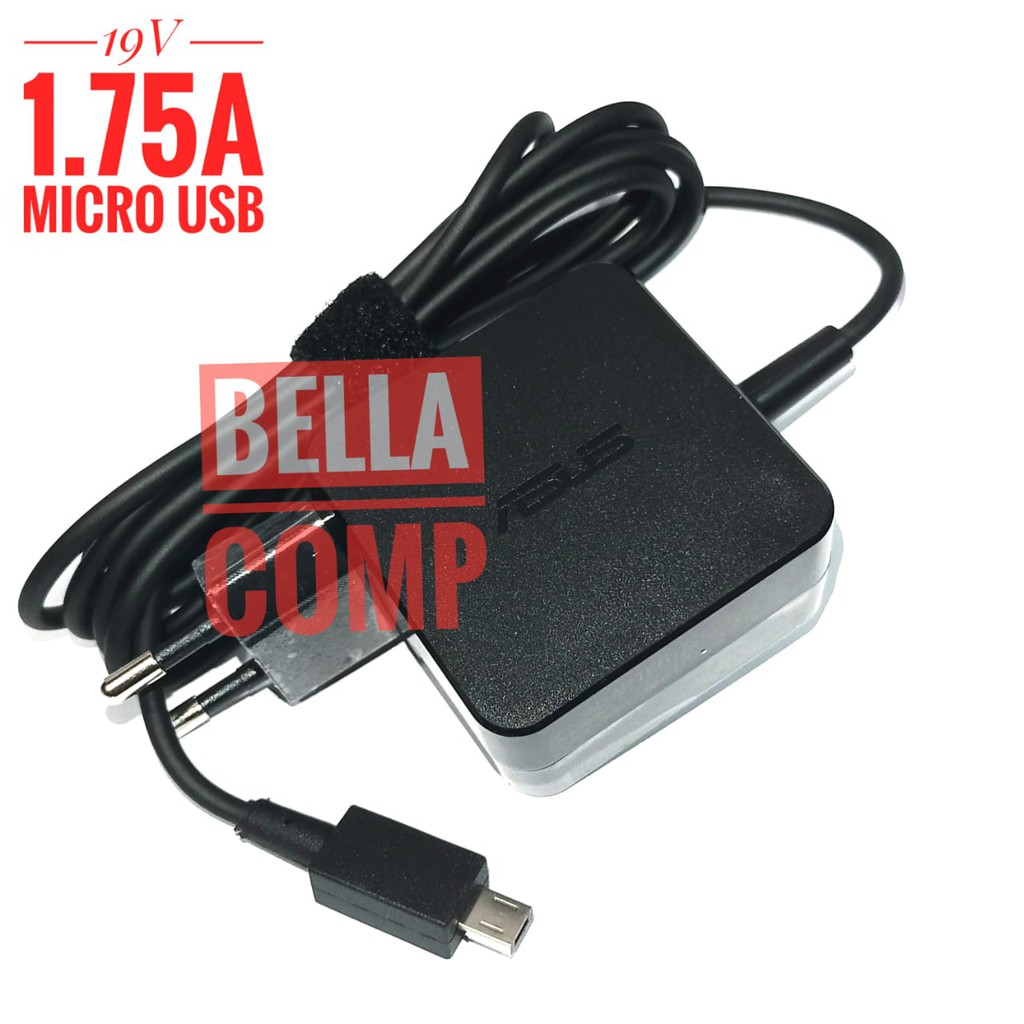 Jual Adaptor Charger Notebook Asus Eeebook E202 E202s E202sa X205 X205t X205ta 19v 175a Micro 9281