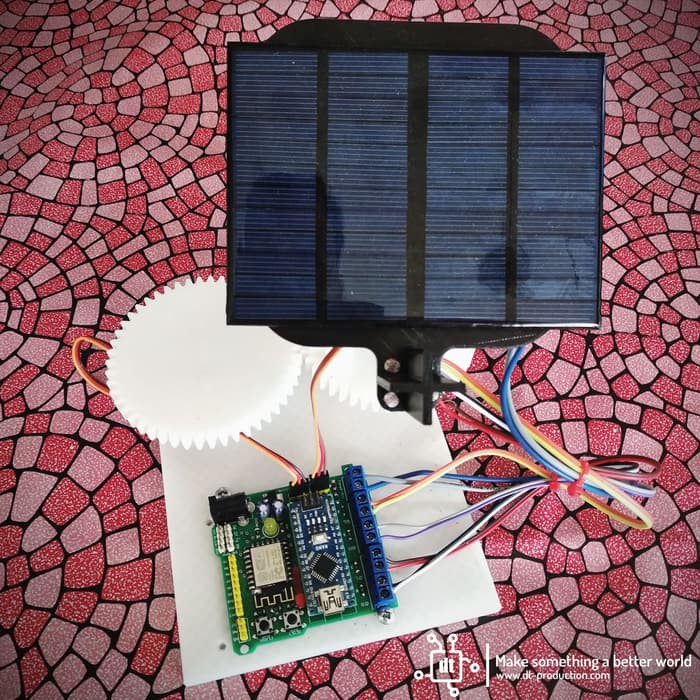 Jual Model Prototipe Solar Tracker Dual Axis Arduino IoT | Shopee Indonesia