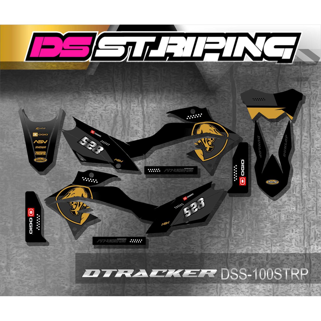 Jual Striping Stiker List KL DTRAKER DTRACKER Kode(0100) | Shopee Indonesia