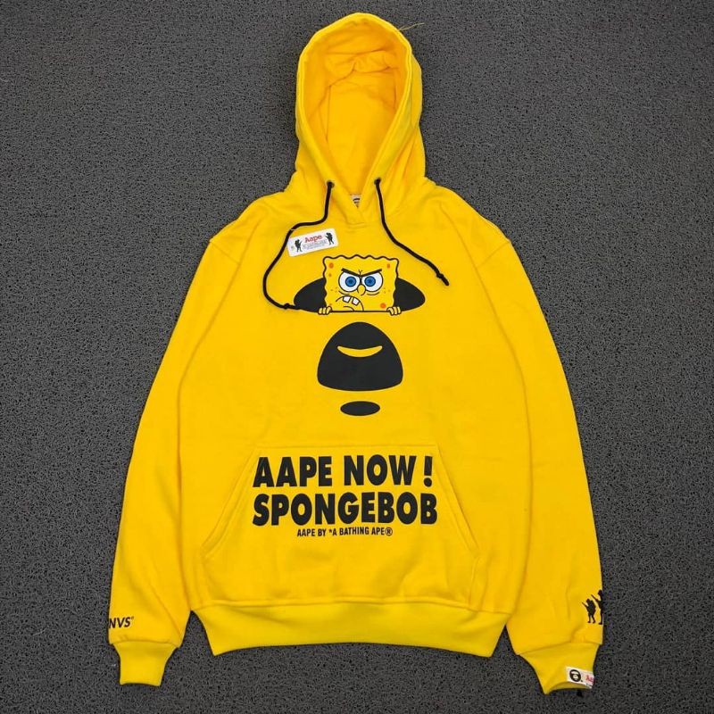 Bape cheap spongebob hoodie