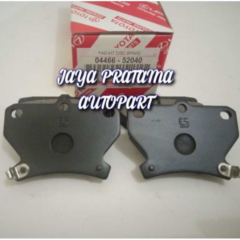Jual brake pad kampas rem belakang Vios Altis lama Gen 1 THN 0106