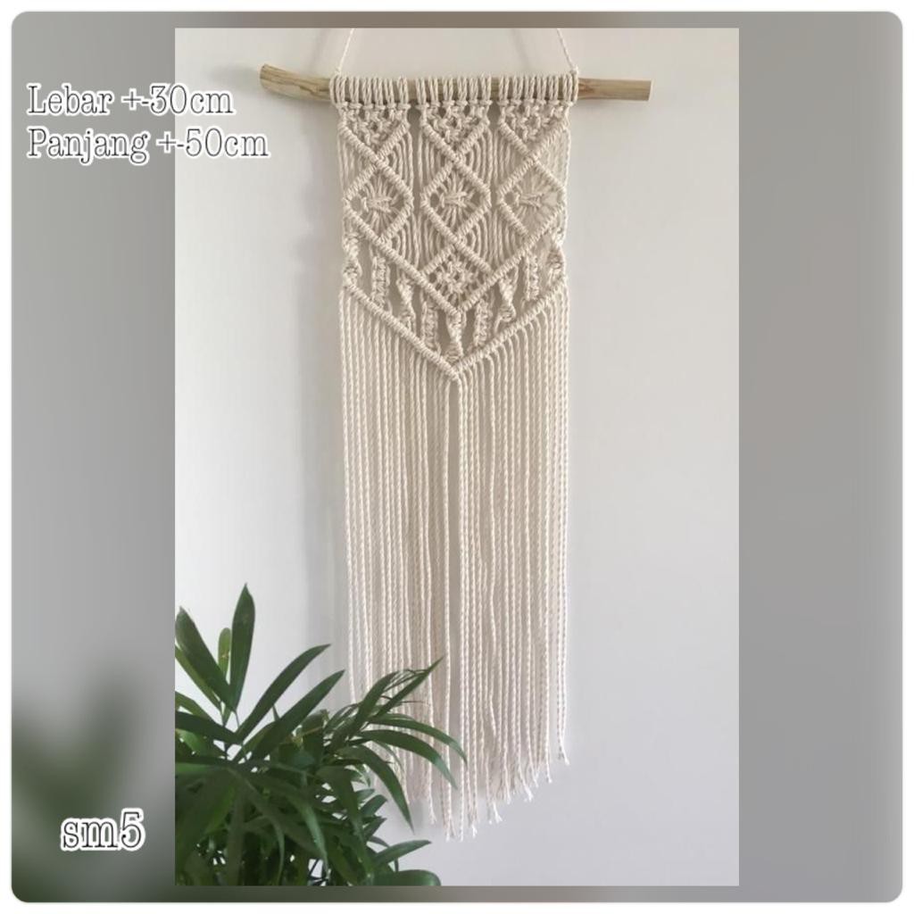 Jual READY makram hiasan dinding rajut sm5 | Shopee Indonesia