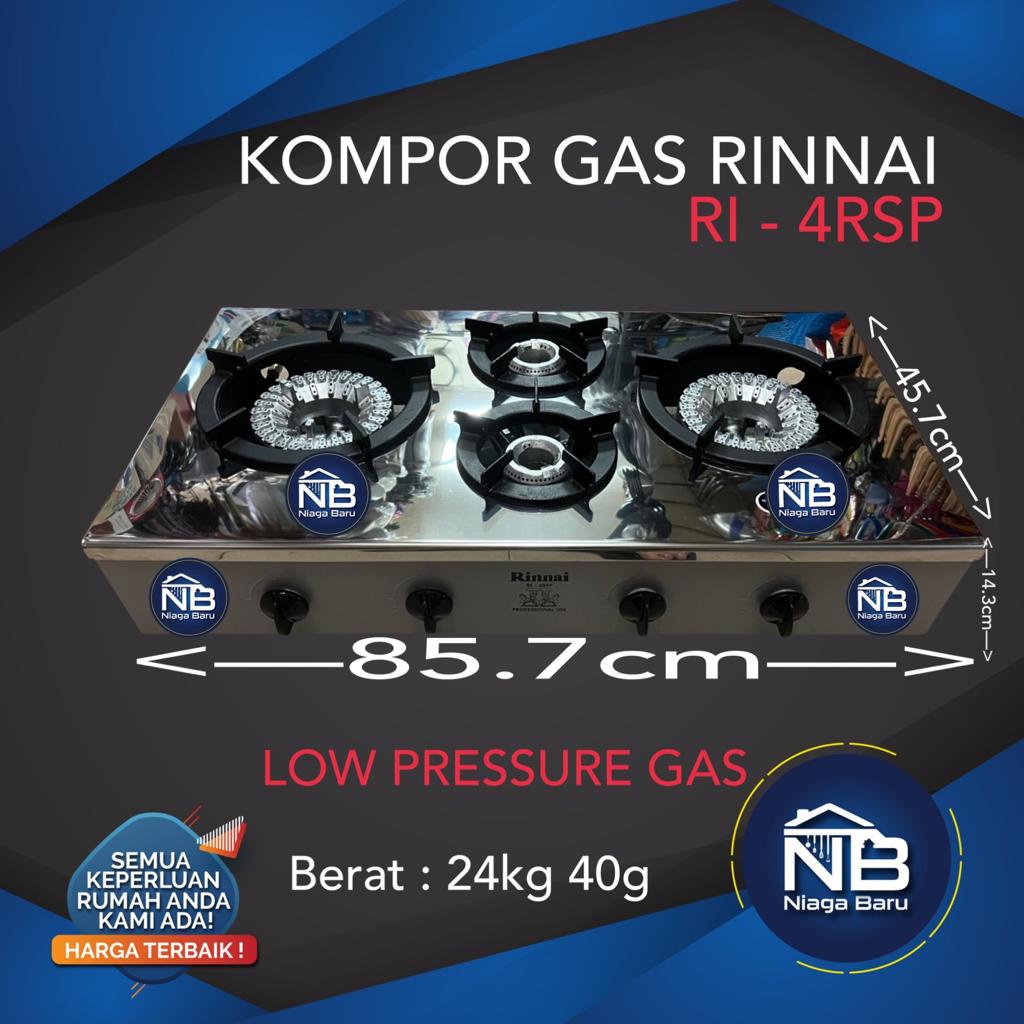 Jual rinnai ri 4 rsp kompor gas Harga Terbaik u0026 Termurah Oktober 2023 |  Shopee Indonesia