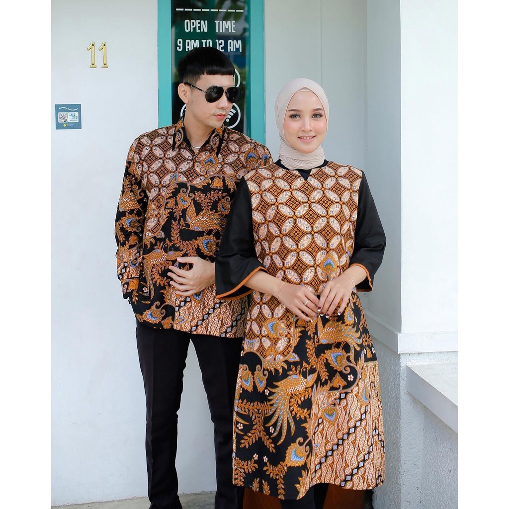 Jual Benang Raja Batik Couple Pria Wanita Motif Pari Burung Kembar Shopee Indonesia