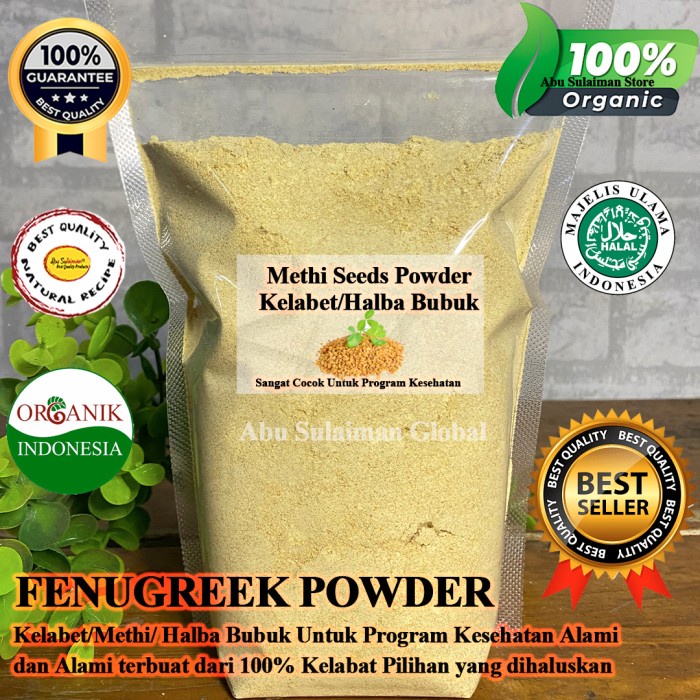 Jual Klabet Bubuk 1 Kg Organic Fenugreek Powder Methi Seeds Powder