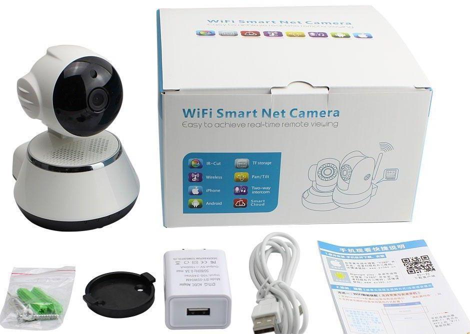 Jual WIFI SMART NET CAMERA CCTV IP CT V380 Q6 Wifi HD720 P2P Segala ...