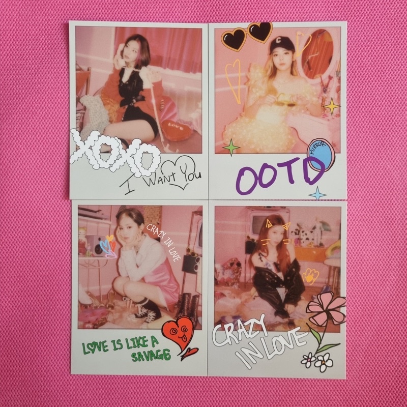 Jual Itzy Crazy In Love Photocard Polaroid Yeji Lia Ryujin