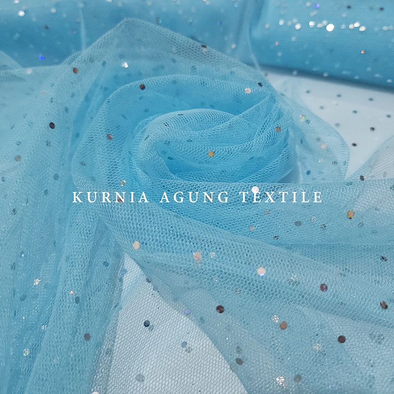 Jual Kain Tile Tulle Gliter Sprinkle Tile Diamond Halus 170 cm Meteran ...