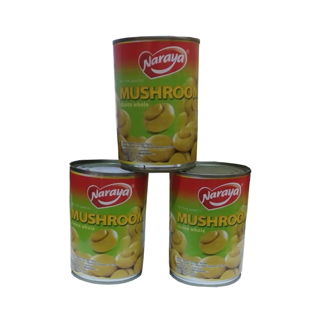 Jual Naraya Mushroom Canned Jamur Kancing Kaleng 425g Shopee Indonesia