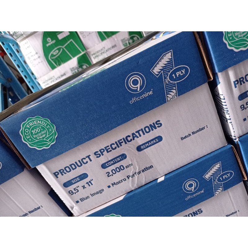 Jual Kertas komputer continuous form rangkap 1 ply HVS (A4) | Shopee ...