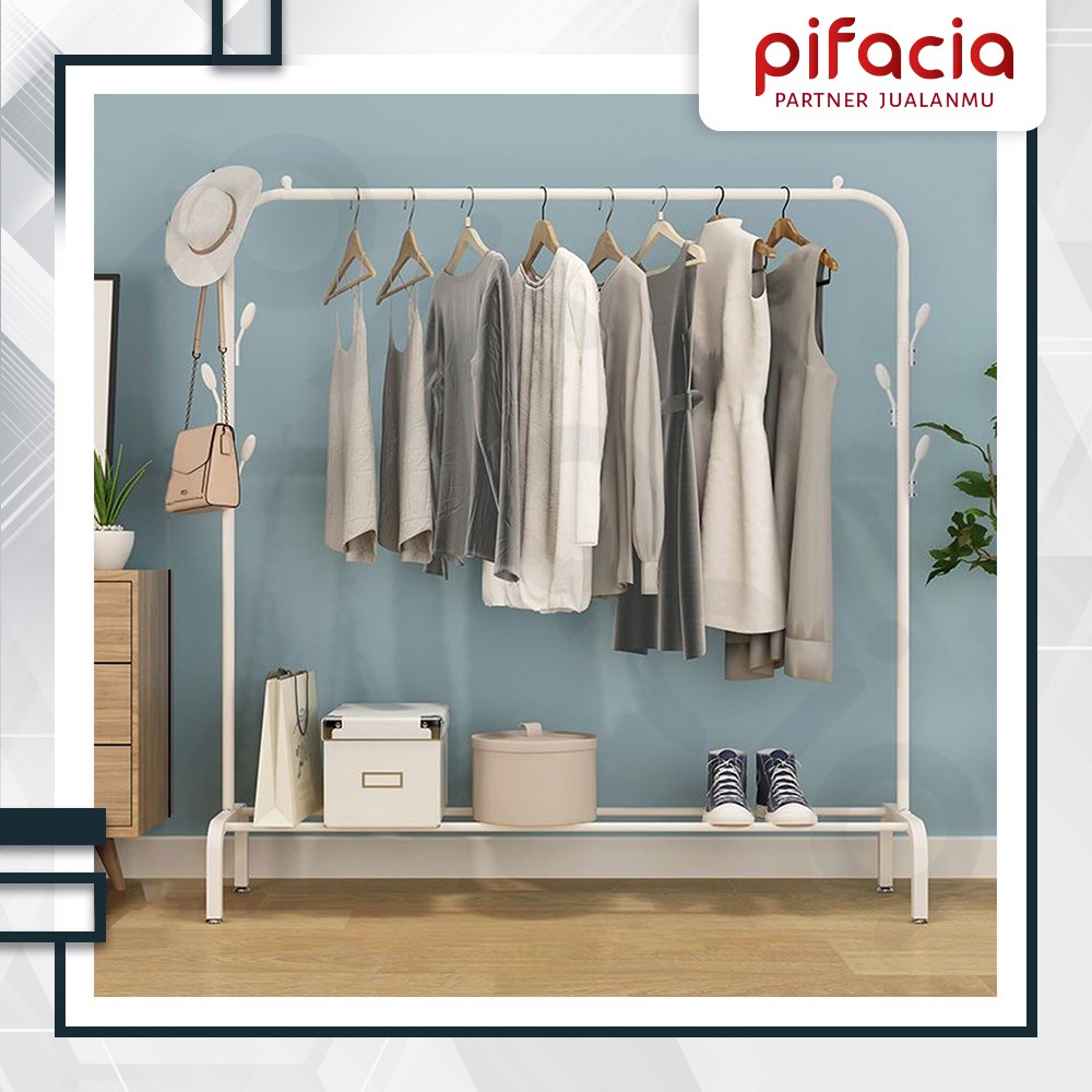Jual Stand Hanger Single Gawang Besi Kuat Display Toko Butik | Shopee ...
