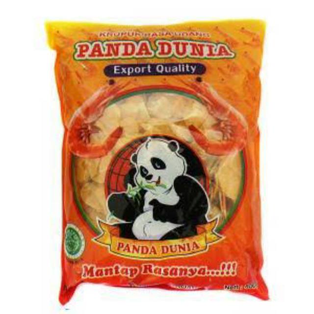 Jual Panda Dunia Kerupuk Rasa Udang 400 gr | Shopee Indonesia