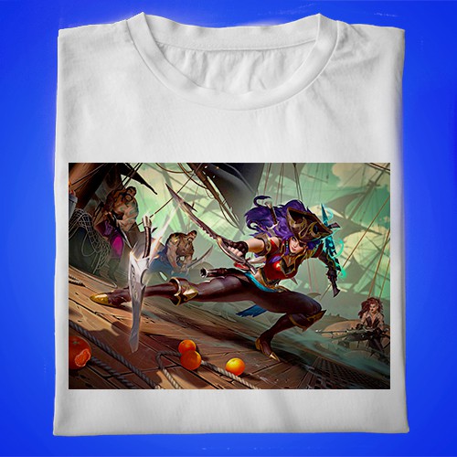 Jual 205 KAOS LOL LEAGUE OF LEGENDS Katarina Bilgewater Splash Art LoL