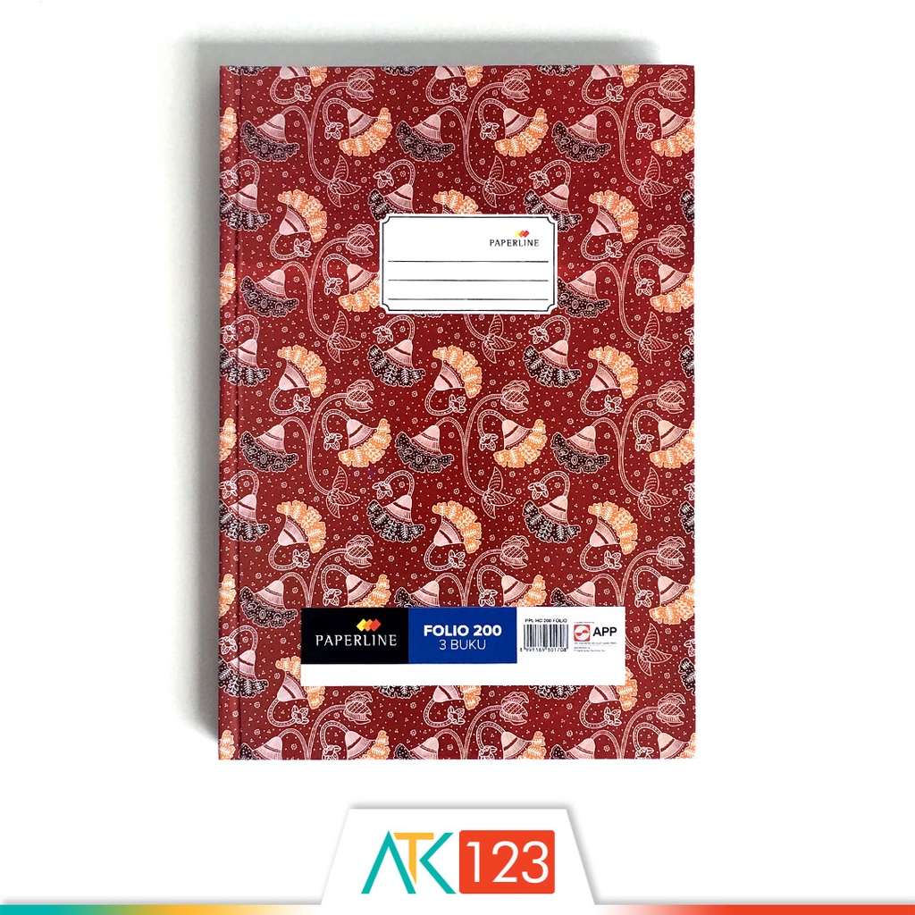 Jual Buku Tulis Hardcover Paperline Folio 200 Lembar | Shopee Indonesia