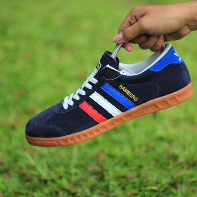 Adidas hamburg clearance hitam