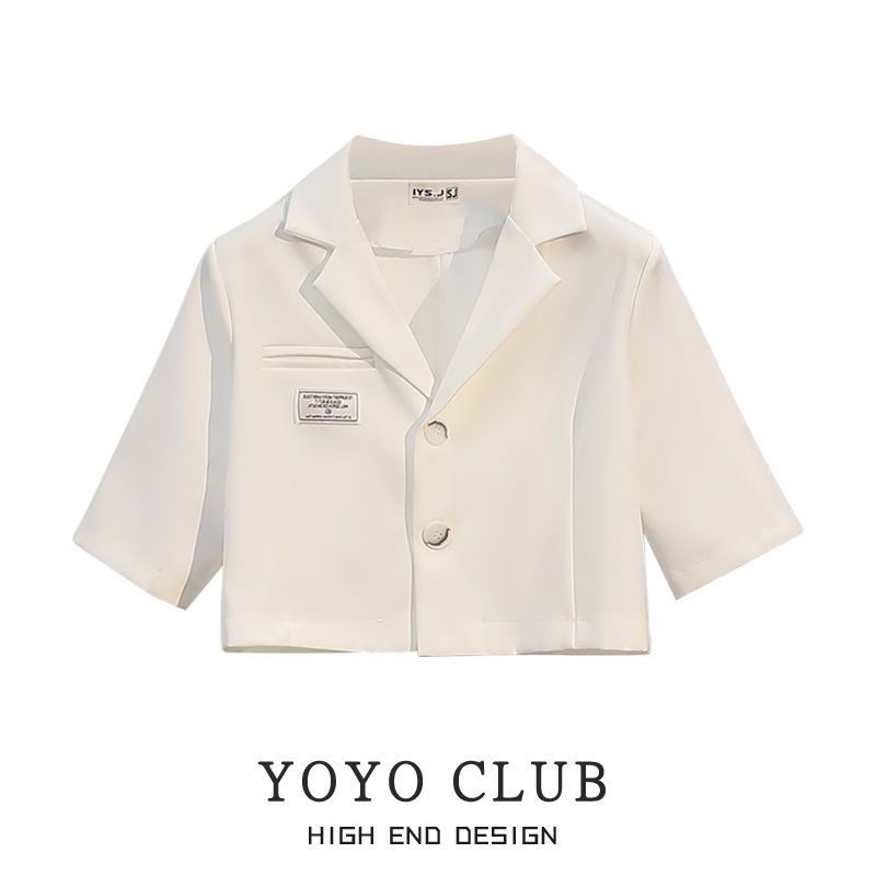 Jual Yoyo Club Crop Blazer / ff195 Shopee Indonesia